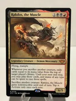 Rakdos, the Muscle 226 M Outlaws of Thunder Junction NM MTG - Image 1