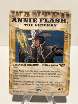 Annie Flash, the Veteran (Showcase) 291 M Outlaws of Thunder Junction NM MTG - Image 1