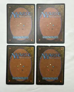Swords to Plowshares x4 MTG 4th Fourth Edition 4x Magic Good Heavy Play HP - Image 2