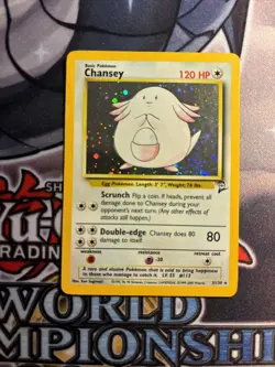 (Sw) Chansey Holo Rare Base Set 3/102 Unlimited Pokemon TCG LP - Image 1