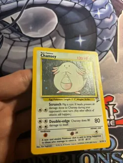 (Sw) Chansey Holo Rare Base Set 3/102 Unlimited Pokemon TCG LP - Image 2