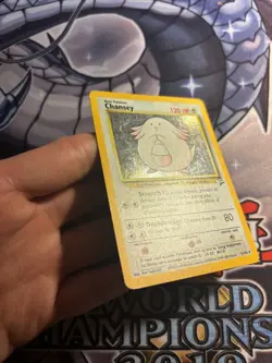 (Sw) Chansey Holo Rare Base Set 3/102 Unlimited Pokemon TCG LP - Image 4