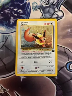 (HPL) Eevee Promo 11 Holo Black Star Pokemon Card VLP - Image 1