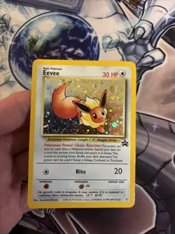(HPL) Eevee Promo 11 Holo Black Star Pokemon Card VLP - Image 2