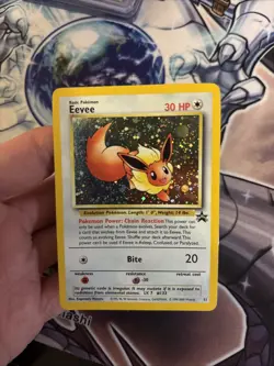 (HPL) Eevee Promo 11 Holo Black Star Pokemon Card VLP - Image 4
