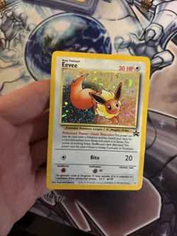 (HPL) Eevee Promo 11 Holo Black Star Pokemon Card VLP - Image 5