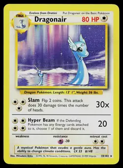 Pokemon Card - Dragonair Base Set 18/102 Rare - Image 1