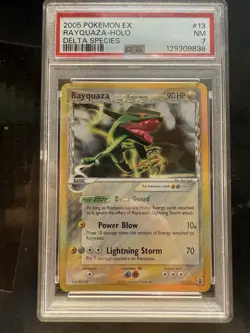 Pokemon Rayquaza Delta Species 13/113 Delta Species Holo PSA 7 - Image 1