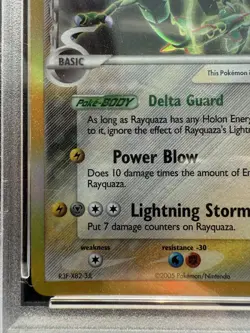Pokemon Rayquaza Delta Species 13/113 Delta Species Holo PSA 7 - Image 5