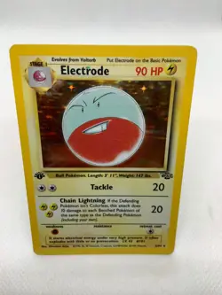 Electrode 1st Edition Holo Rare Jungle 2/64 Pokemon TCG Card - Image 5