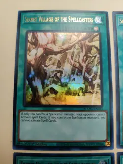 4x Yugioh! Secret Village of the Spellcasters MAMA-EN083 1st Ed UR NM/VLP - Image 2