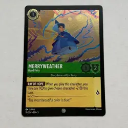 Merryweather 76/204 Disney Lorcana Shimmering Skies Common Cold Foil Card NM - Image 1