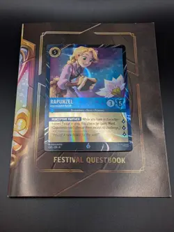 Disney Lorcana Rapunzel Epcot Festival of Arts Promo Trading Card Holo 2026 - Image 1