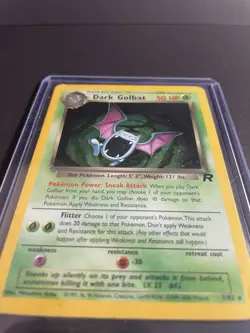 Pokemon Dark Golbat Holo Rare TCG Card 7/82 Unlimited - Image 2