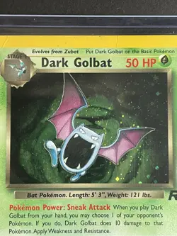 Pokemon Dark Golbat Holo Rare TCG Card 7/82 Unlimited - Image 3