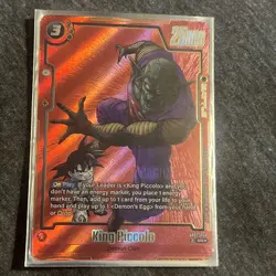 King Piccolo SB02-058 Alternate Art Manga Booster 02 Dragon Ball Card - Image 1