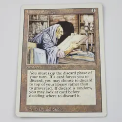 MTG Library of Leng Revised Artifact Uncommon Magic The Gathering Card LP Vtg - Image 1