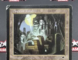 MTG Ancient Tomb- DAMAGED -Tempest Magic the Gathering Card # 315 - Image 3