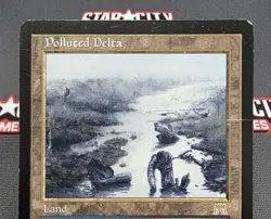 MTG Polluted Delta- DAMAGED -Onslaught Magic the Gathering Card # 321 - Image 3