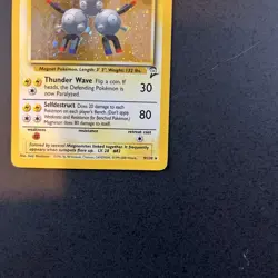 Pokemon TCG Magneton Base Set 2 Holo Rare Card 9/130 Stage 1 - Image 4