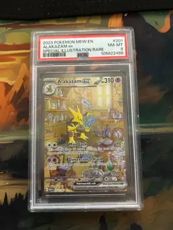 2023 Pokemon Mew EN Special Illustration Rare Card 151 #201 Alakazam Ex PSA 9 #8 - Image 1
