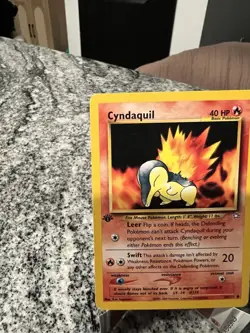 Pokemon TCG Cyndaquil 1st Edition Neo Genesis Regular Card 56/111 - Image 2