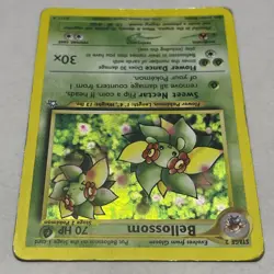 Pokemon Card TCG Bellossom Neo Genesis 3/111 Holo Unlimited Holo Rare LP+ Vtg - Image 4