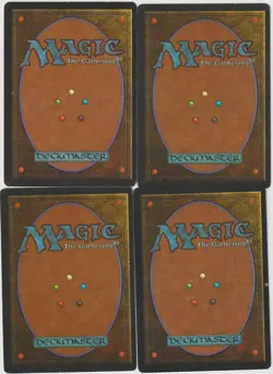 Lot 4 cards Hurkyl's Recall playset REVISED MAGIC MTG US 1994 EX-NM - Image 2
