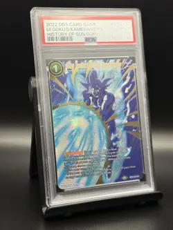 2022 DBS CARD GAME HISTORY OF SON GOKU #BT9-131 UI GOKU'S KAMEHAMEHA PSA 10 - Image 1