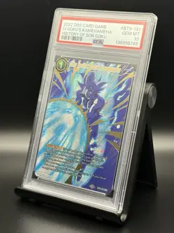 2022 DBS CARD GAME HISTORY OF SON GOKU #BT9-131 UI GOKU'S KAMEHAMEHA PSA 10 - Image 2