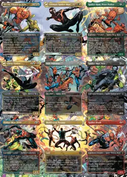Magic The Gathering Spider-Man - Borderless Scene Cards (SPM) - You Pick! - Image 1