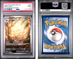 2023 POKEMON OBF EN-OBSIDIAN FLAMES #199 NINETALES ILLUSTRATION RARE PSA 9 - Image 1