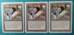 Magic the Gathering MTG Revised LIBRARY OF LENG X 3 VLP/EX U 1994 Vintage! - Image 3
