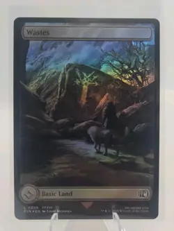 Wastes #0309 Foil Full Art Land MTG Final Fantasy NM - Image 1