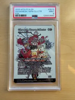 2025 MTG Final Fantasy Gilgamesh, Weapon Collector Foil PSA 9 - Image 1