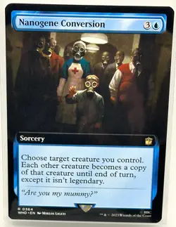 Nanogene Conversion (Extended Art), Doctor Who, MTG Magic the Gathering, REGULAR - Image 1
