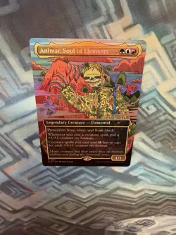 MTG Rainbow Foil Animar, Soul of Elements EX+/NM- Secret Lair Drop - Image 4