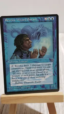 1995 Magic: The Gathering - Homelands Reveka Wizard Savant - Image 1