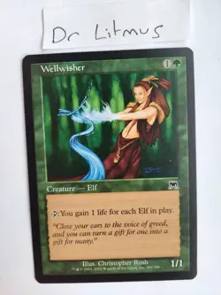 1x Wellwisher Onslaught Elf MTG Great Condition - Image 1