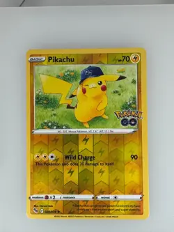 2022 Pokemon Pokemon GO Pikachu (Rev Holo) 028/078 NM - Image 1