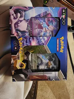 Pokemon Go V Battle Deck Bundle Mewtwo & Melmetal Sealed Booster Set 820650850493 - Image 1