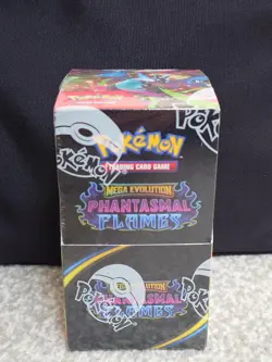 Pokemon TCG Mega Evolution Phantasmal Flames 18 Pack Booster Box - Image 1