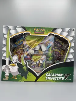 Pokemon TCG Galarian Sirfetch'd V Box Factory Sealed - Image 1