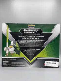 Pokemon TCG Galarian Sirfetch'd V Box Factory Sealed - Image 2