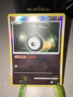Pokemon TCG Unown T 67/123 Uncommon Reverse Holo Mysterious Treasures MP - Image 2