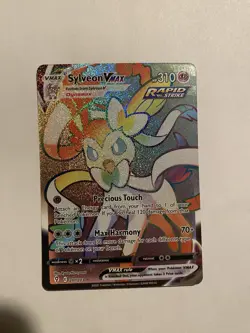 Pokemon TCG Sylveon VMAX 211/203 Evolving Skies Rainbow Secret Rare Mint - Image 1