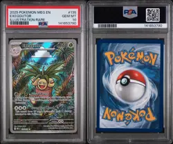 2025 POKEMON MEG EN-MEGA EVOLUTION ILLUSTRATION RARE #135 EXEGGUTOR PSA 10 - Image 3