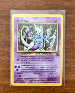 1995 Pokemon Mewtwo 12 Promo Wizards Black Star Promos - Image 1