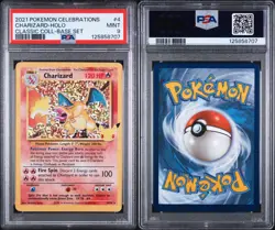 Charizard 4/102 Pokemon TCG Celebrations: Classic Collection Holo Rare PSA 9 - Image 1
