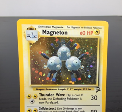 Pokemon Magneton Base Set 2 9/130 Unlimited Holo Rare - MP/HP - Image 4